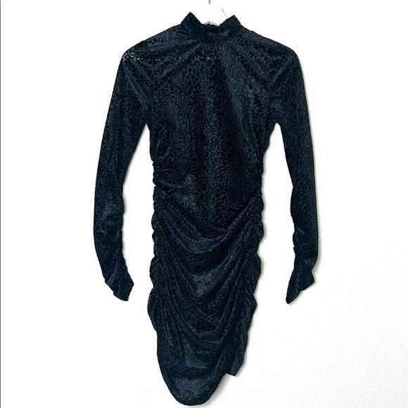 NWT LIKELY Leopard Black Mini Dress - Picture 6 of 11